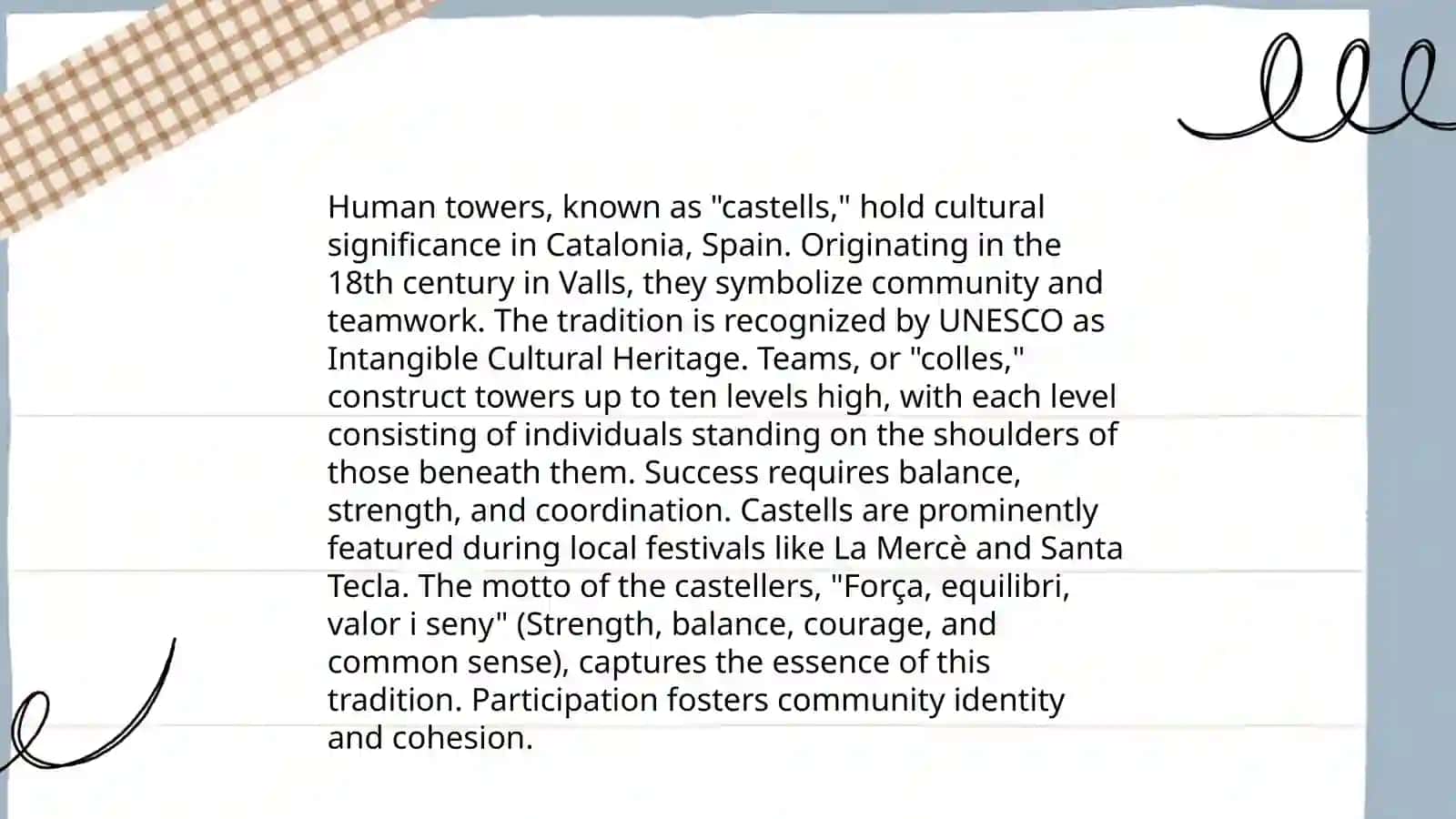 Human towers 4