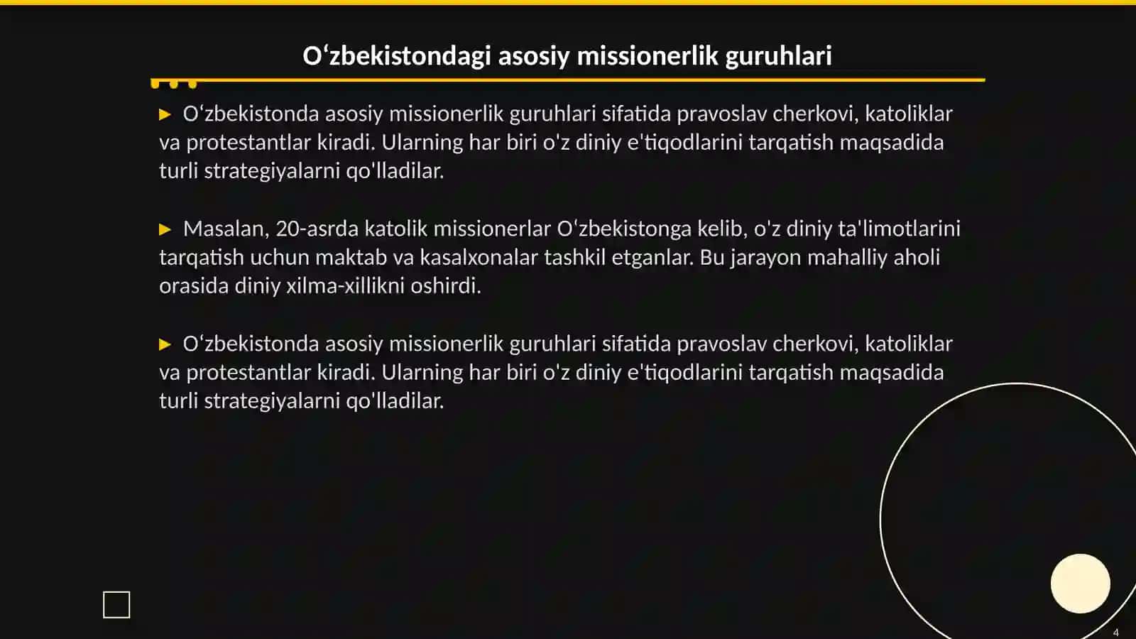 Missionerlik Harakatlari va Ular Faoliyatining Oqibatlari 4