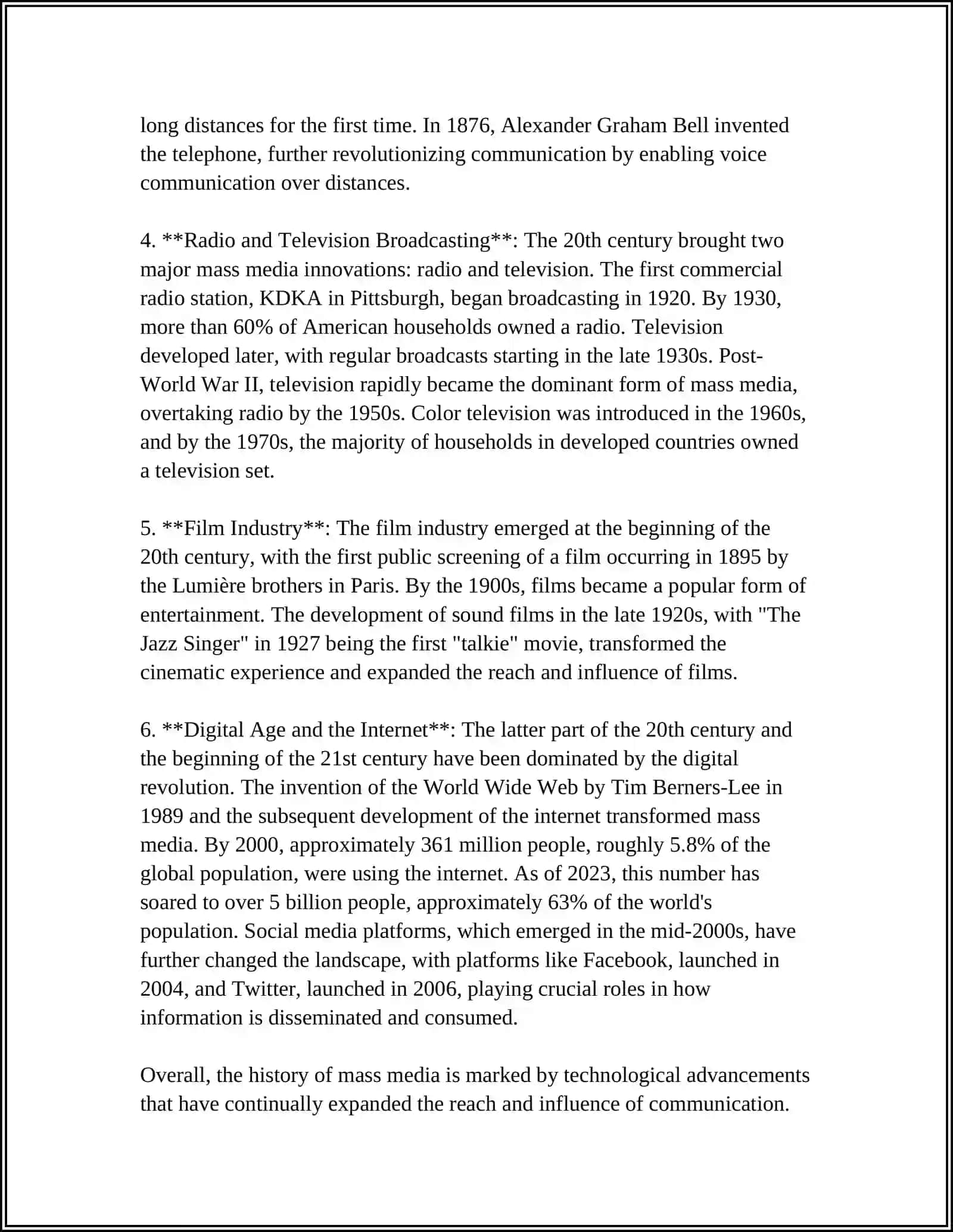 MASS MEDIA 4