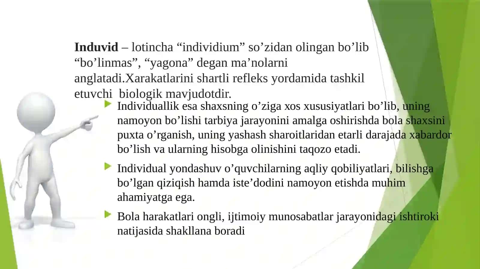 Shaxsning rivojlanish tarbiyasi va ijtimoiylashuvi 4