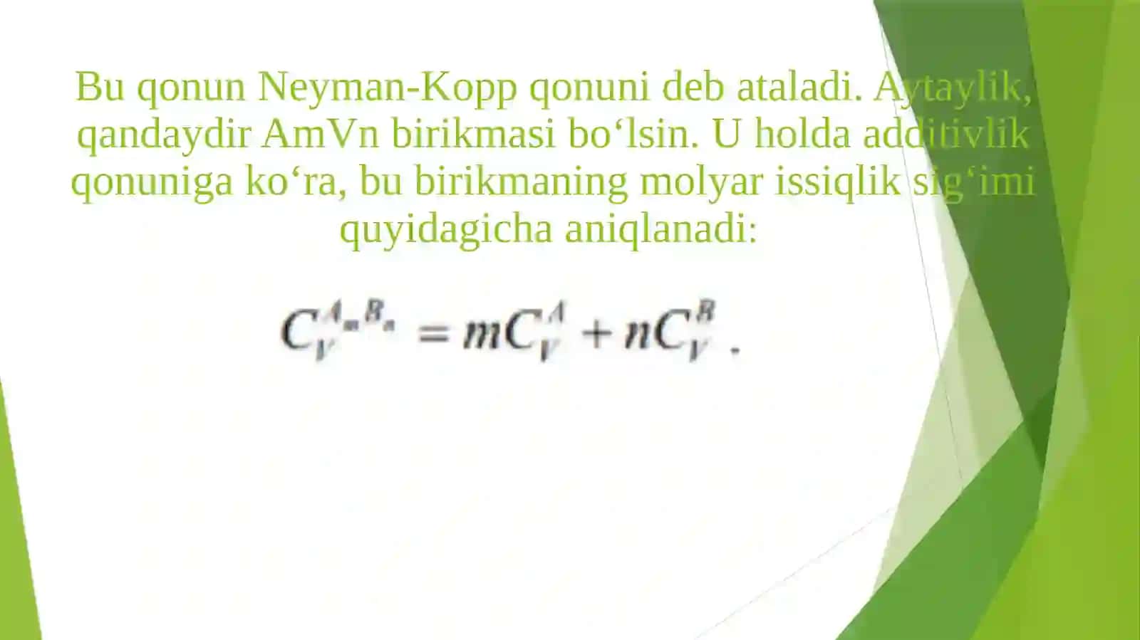 Qattiq jismlarning issiqlik sig‘imi 4