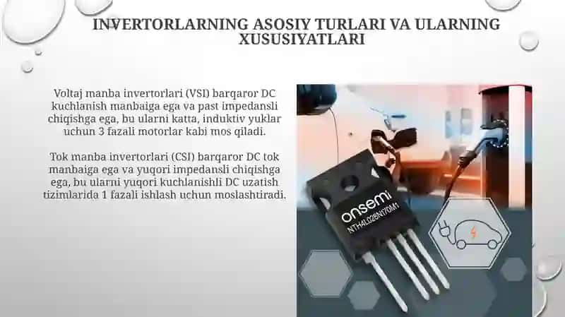 Tranzistorli invertorlarning chiqish kuchlanish sifatini oshirish va uning sifat ko'rsatkichlari 4