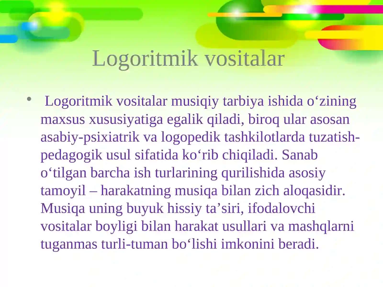 Logopedik ritmikaning vositalari 4