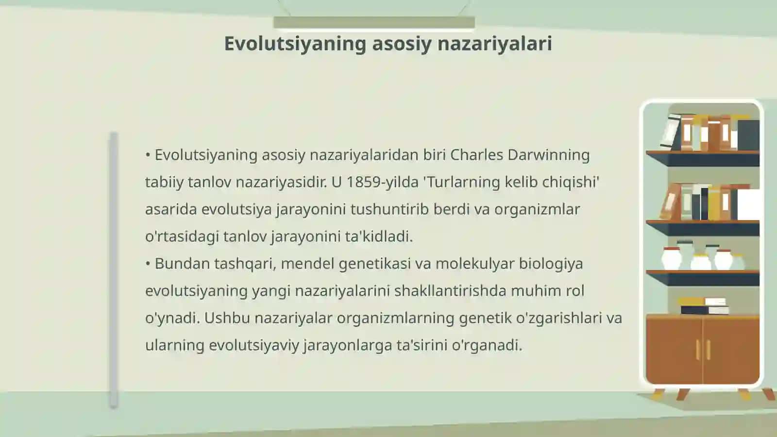 Organik olam evolutsiyasi 4
