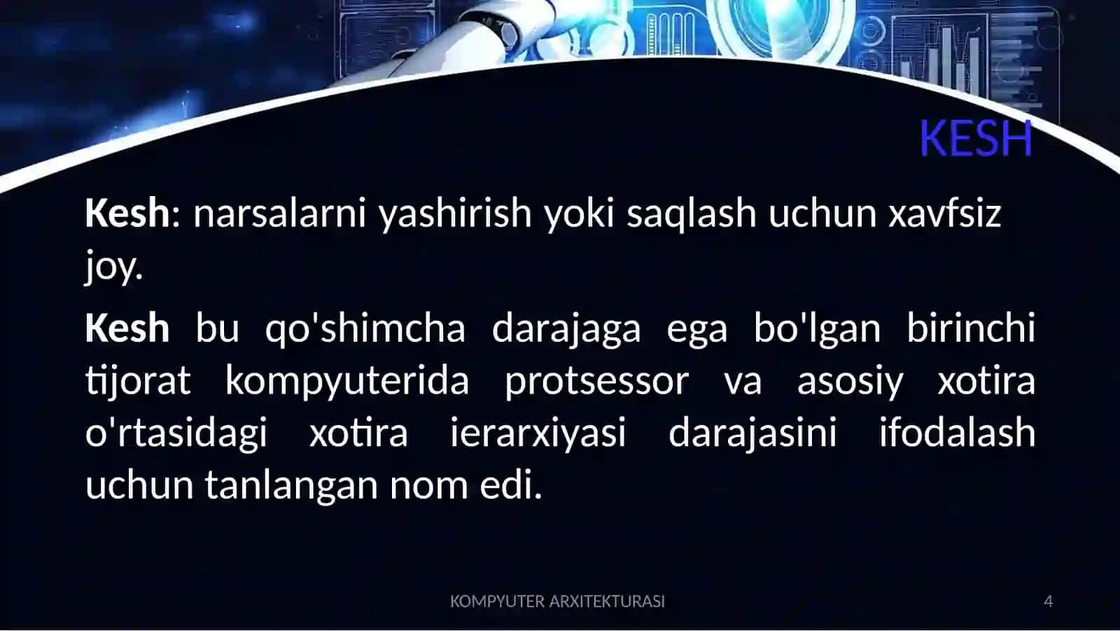 KESHXOTIRA 4