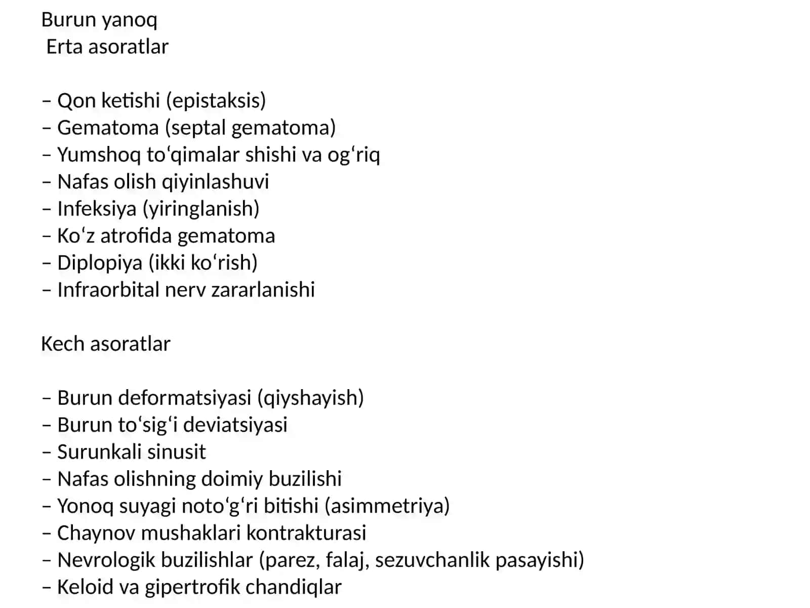Yumshoq to‘qimalar jarohatlarining asoratlari 4
