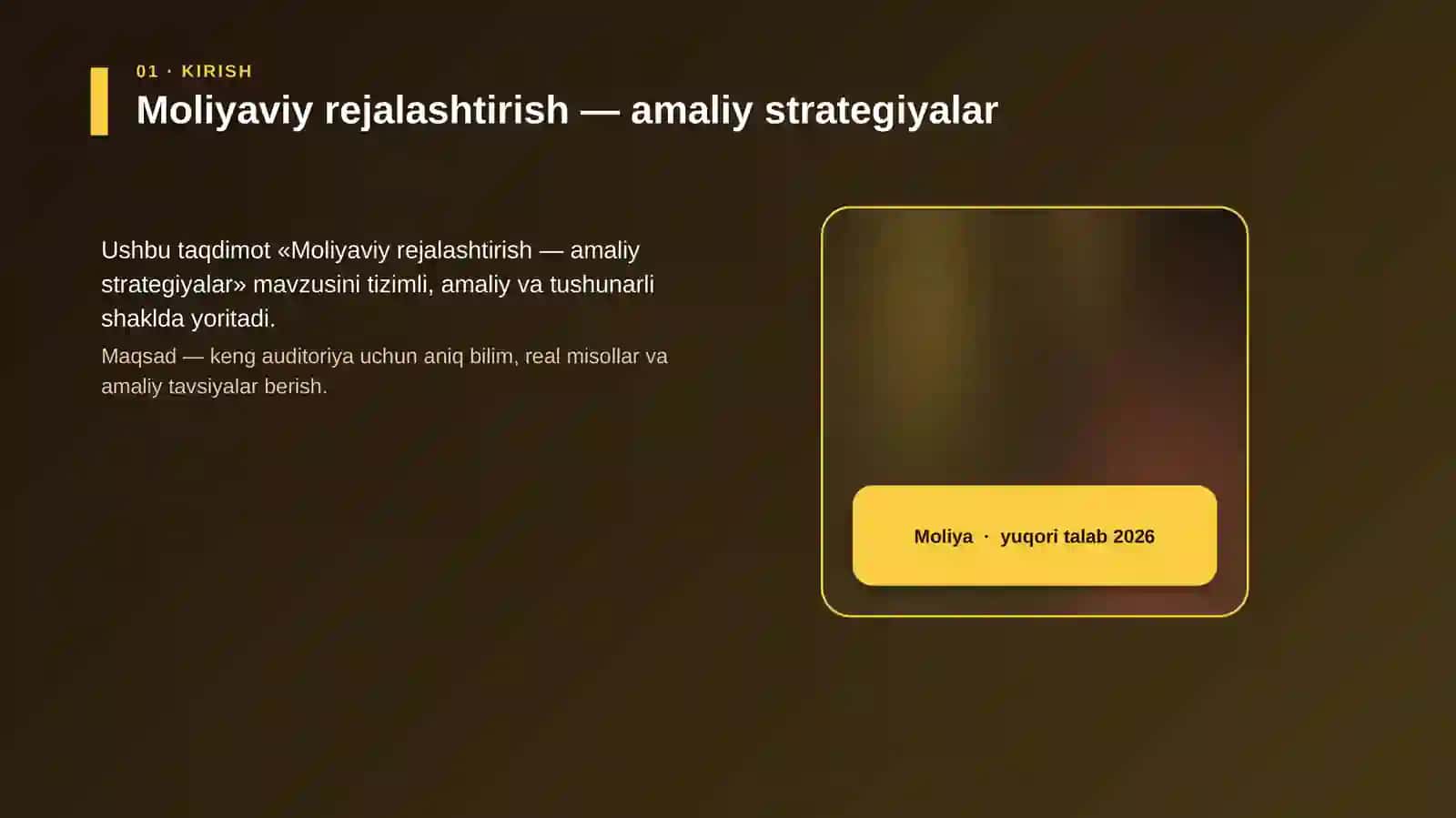 Moliyaviy rejalashtirish — amaliy strategiyalar 4