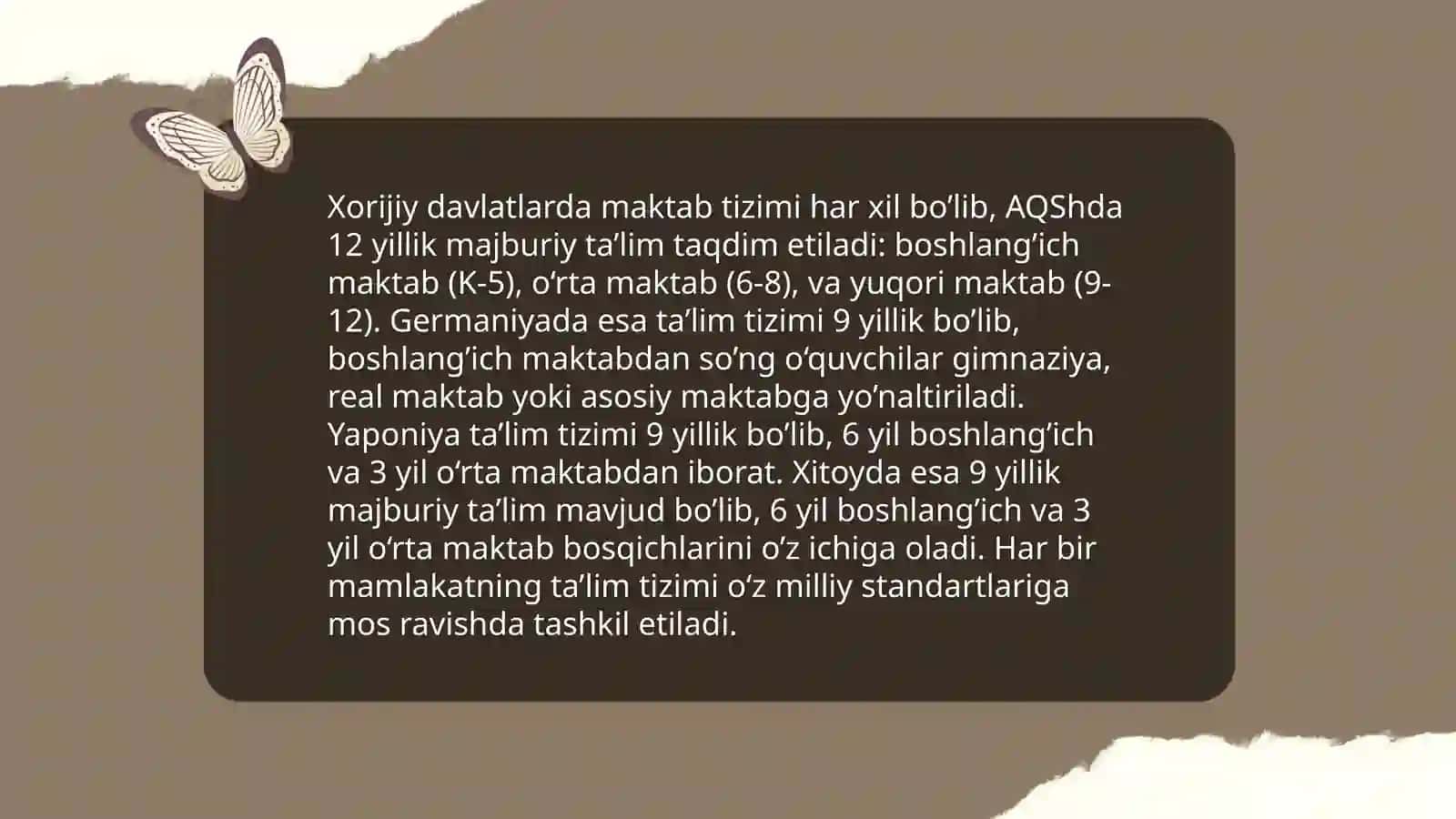 Iqtisodiy rivojlangan xorijiy davlatlarda ta'lim tizimi 4