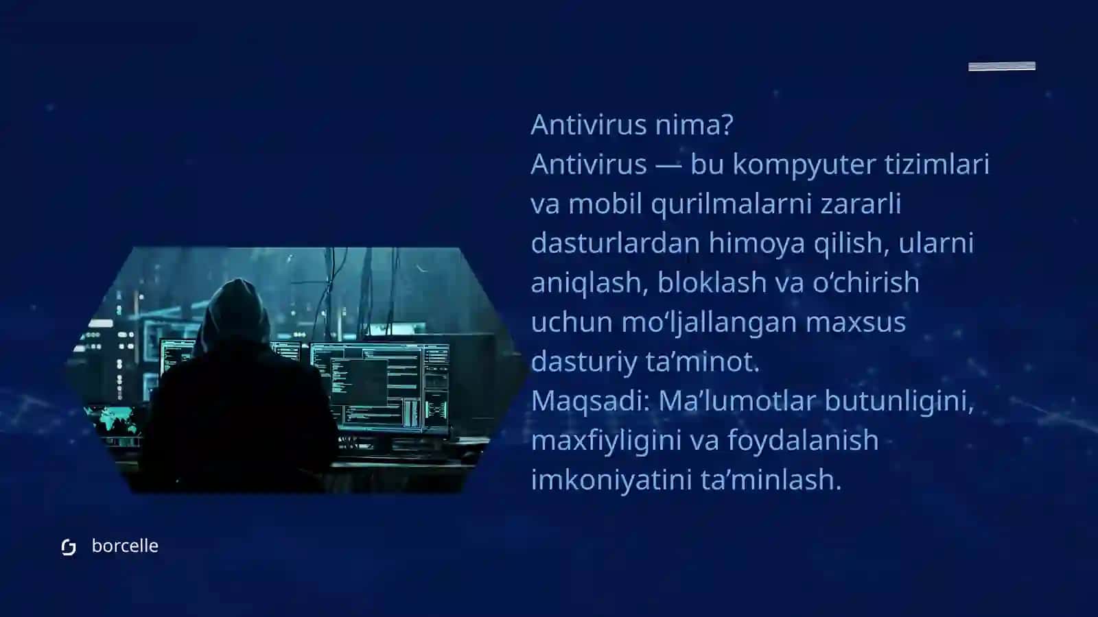 Antivirus dasturlaridan foydalanib axborotni himoyalash 4