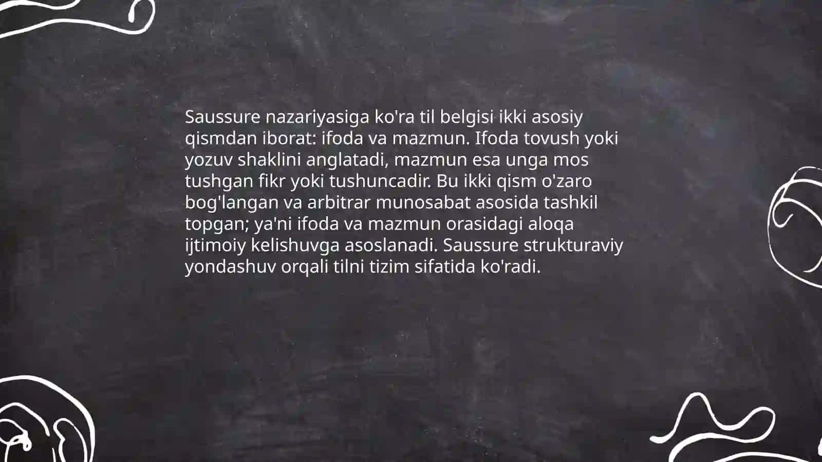 Tilning belgi sifatidagi tasnifi 4