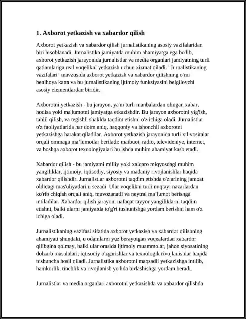 JURNALISTIKANING VAZIFALARI 4