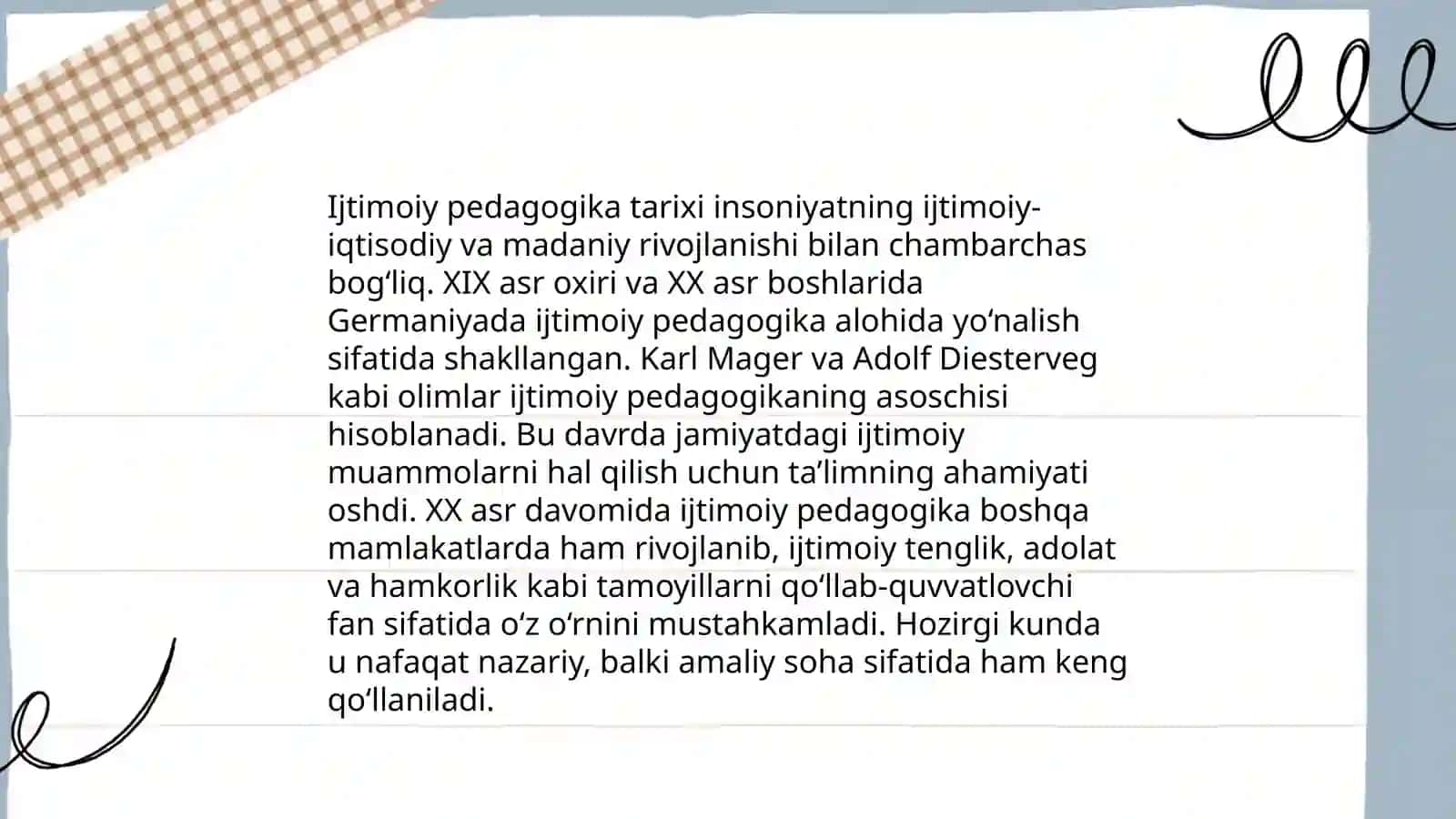 Ijtimoiy pedagogika fan sifatida 4