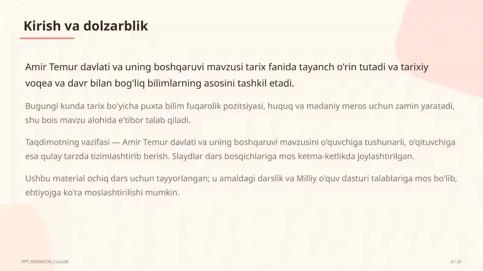 Amir Temur davlati va uning boshqaruvi (8-sinf) 4