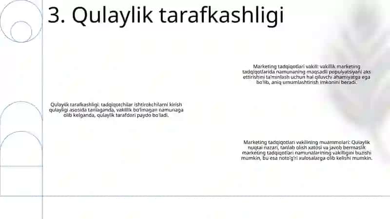 Marketing Tadqiqotlarda Reprezintativlikni Ta'Minlash Muammolari 4