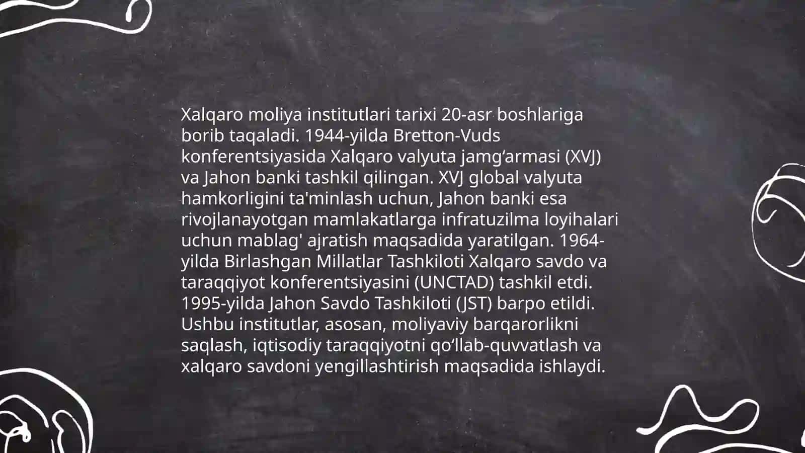 Xalqaro moliya institutlari va ularning tasnifi 4