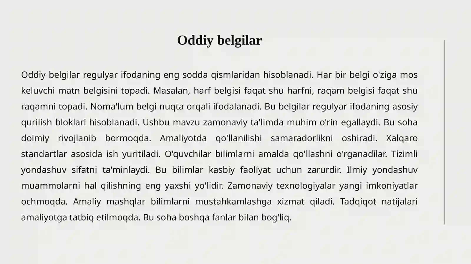 Regulyar Ifodalar 4