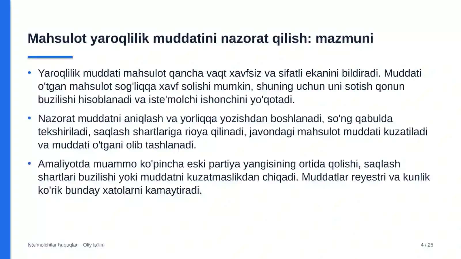 bojxona terminallarida mahsulotning yaroqlilik muddatini nazorat qilish 3815 4