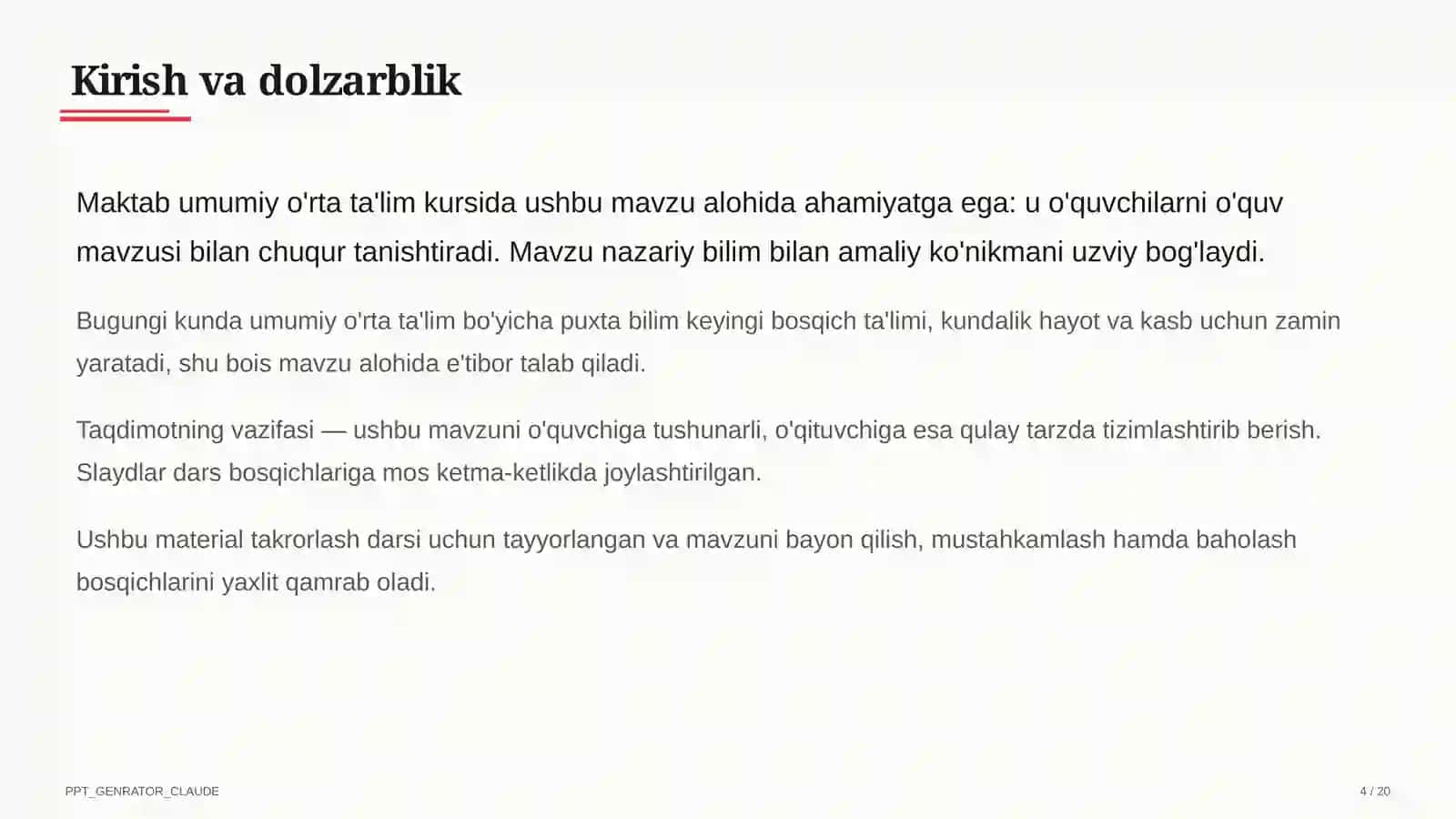 Universal ta'lim dizayni (UDL) 4