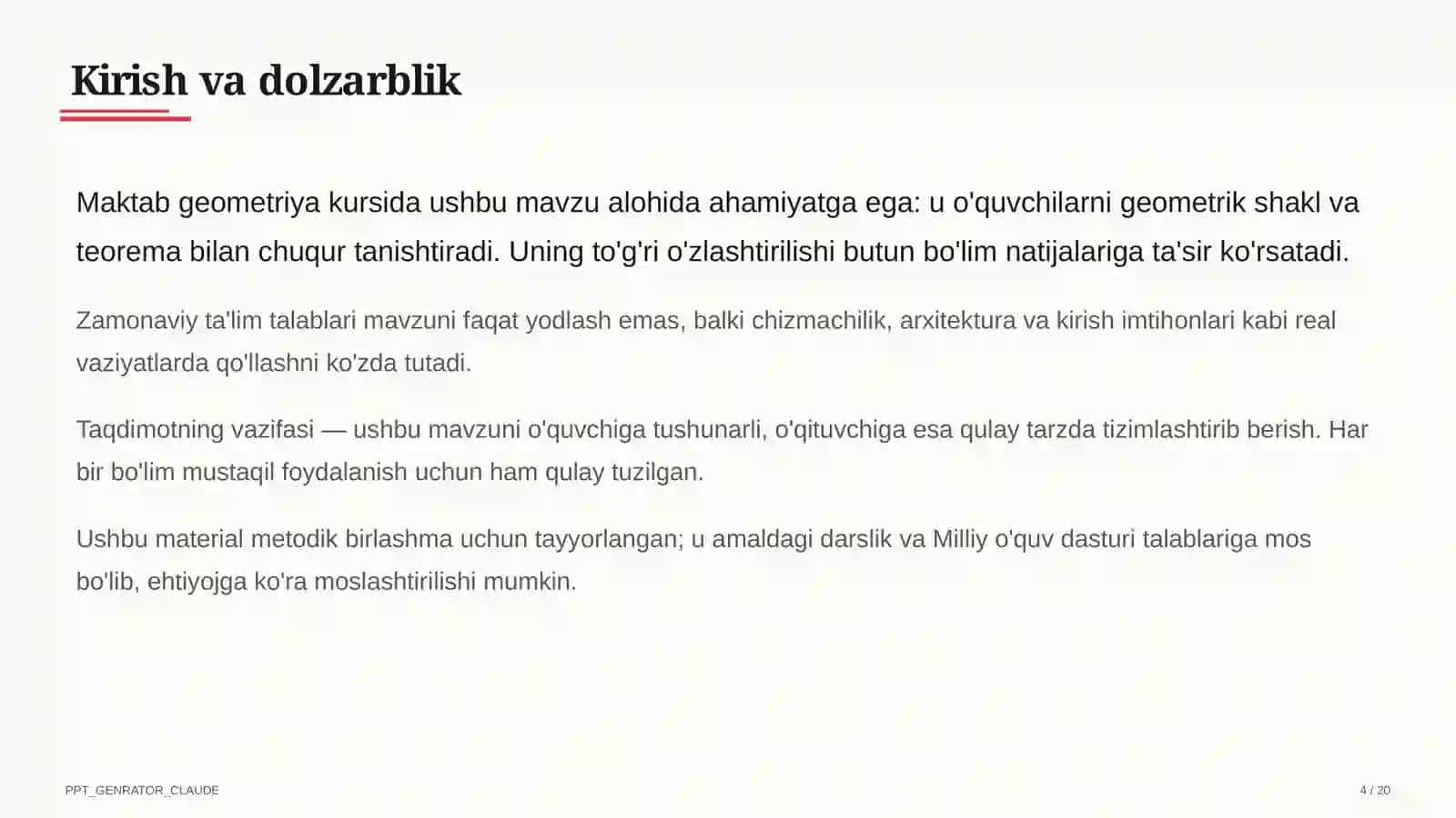 Fazoda perpendikulyarlik: uch perpendikulyar teoremasi (10-sinf) 4
