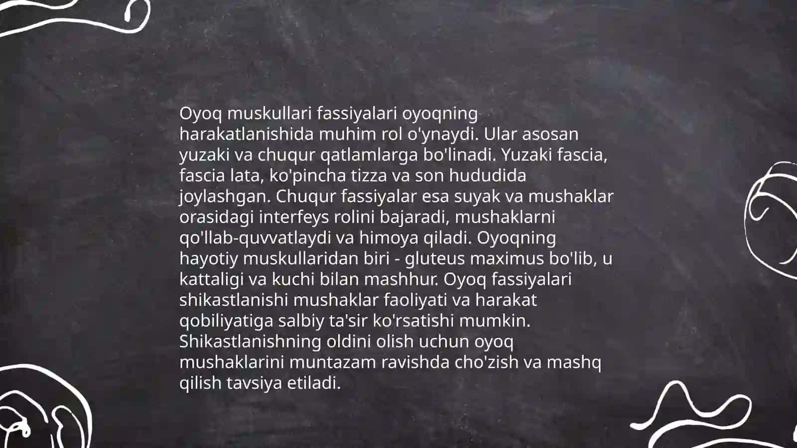 Qo’l va oyoq muskullarining fassiyalari 4