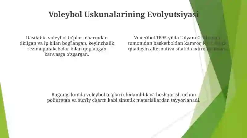Voleybol uyini tarixi 4