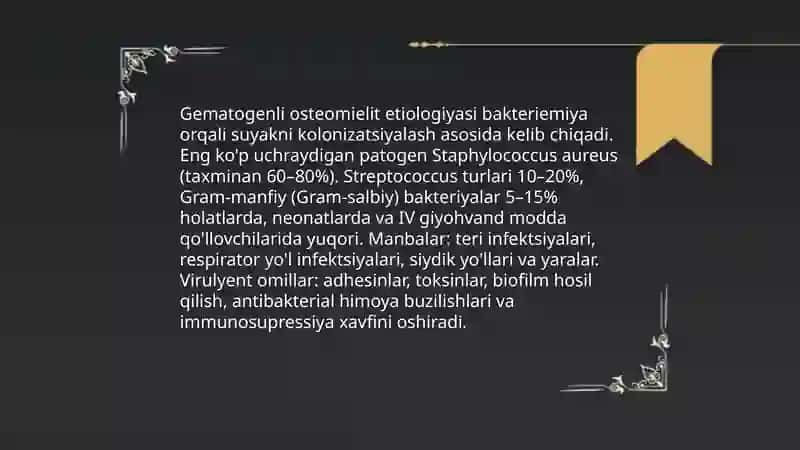 Gematogenli osteomielit 4