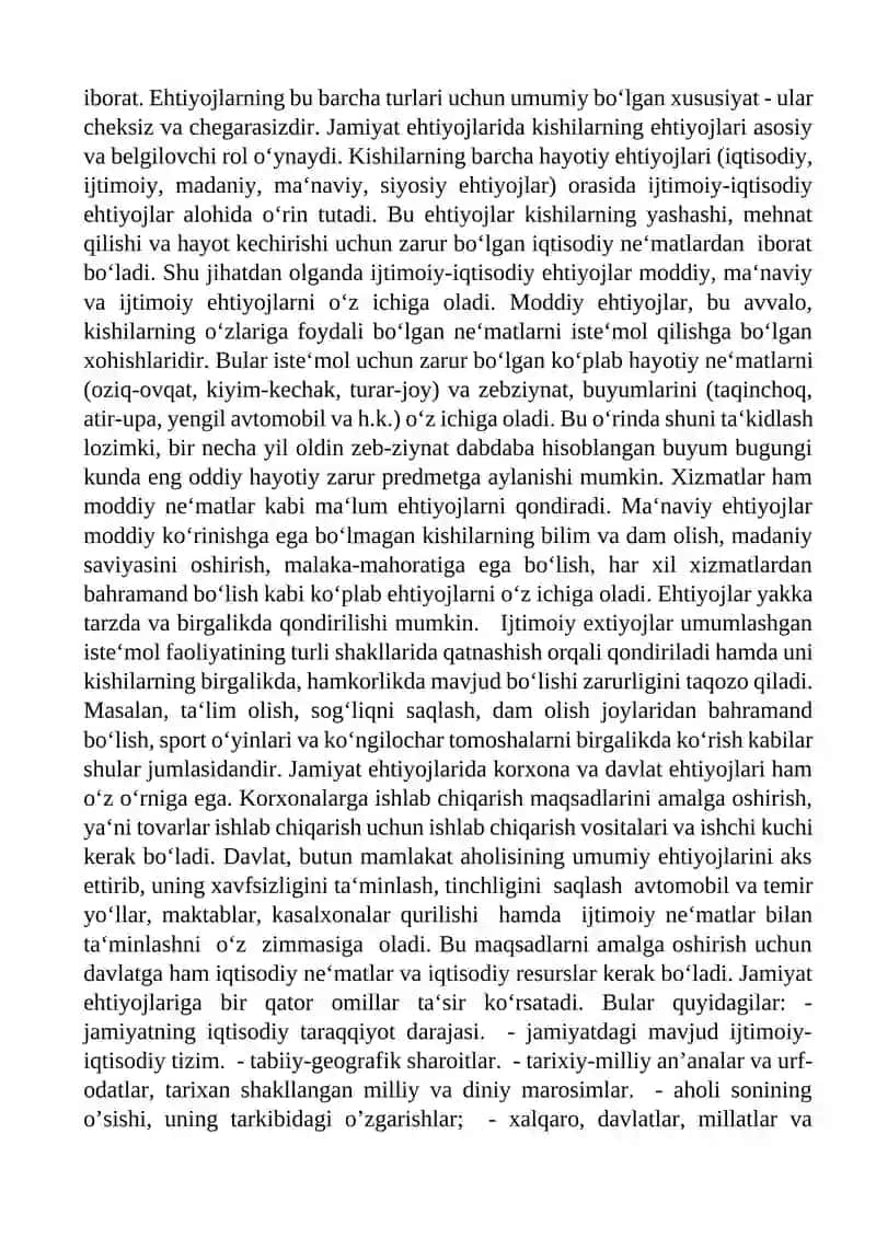 Iqtisodiyot Nazariyasi Fanining Rivojlanish Bosqichlari va Yo'nalishlari 4