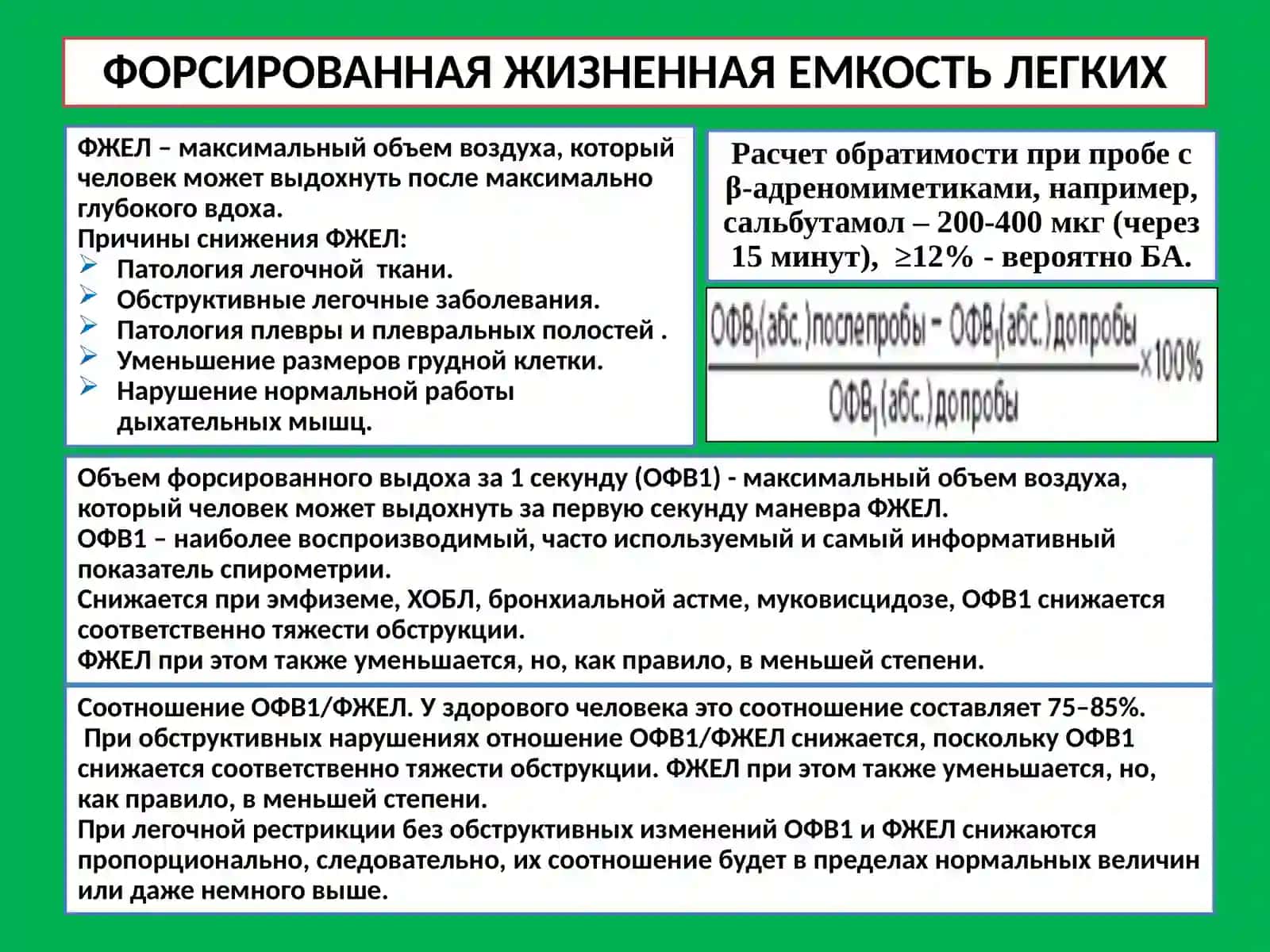 СПИРОМЕТРИЯ, ПИКФЛОУМЕТРИЯ; СИНДРОМ НАРУШЕНИЯ БРОНХИАЛЬНОЙ ПРОХОДИМОСТИ 4