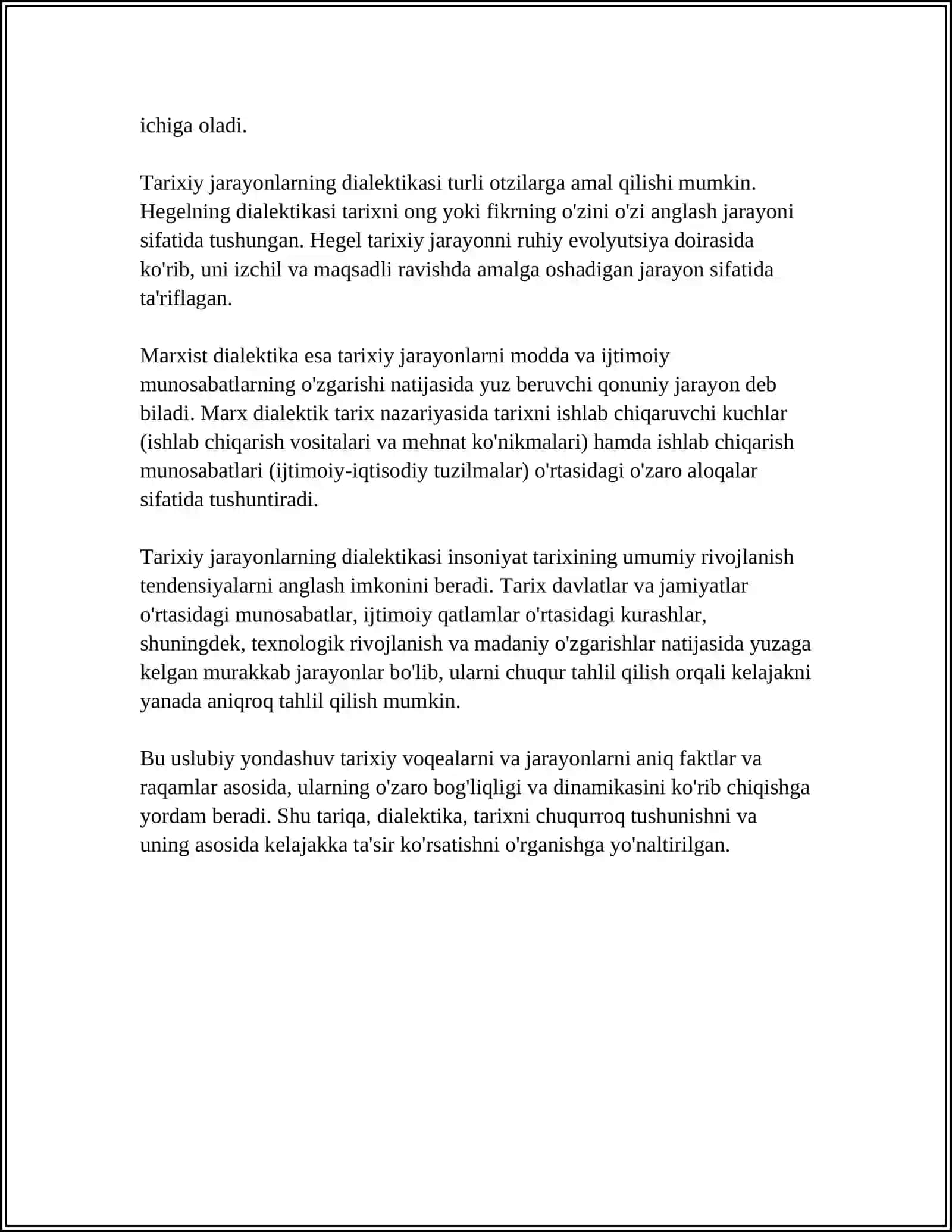 GLOBAL JARAYONLAR DIALEKTIKASI 4