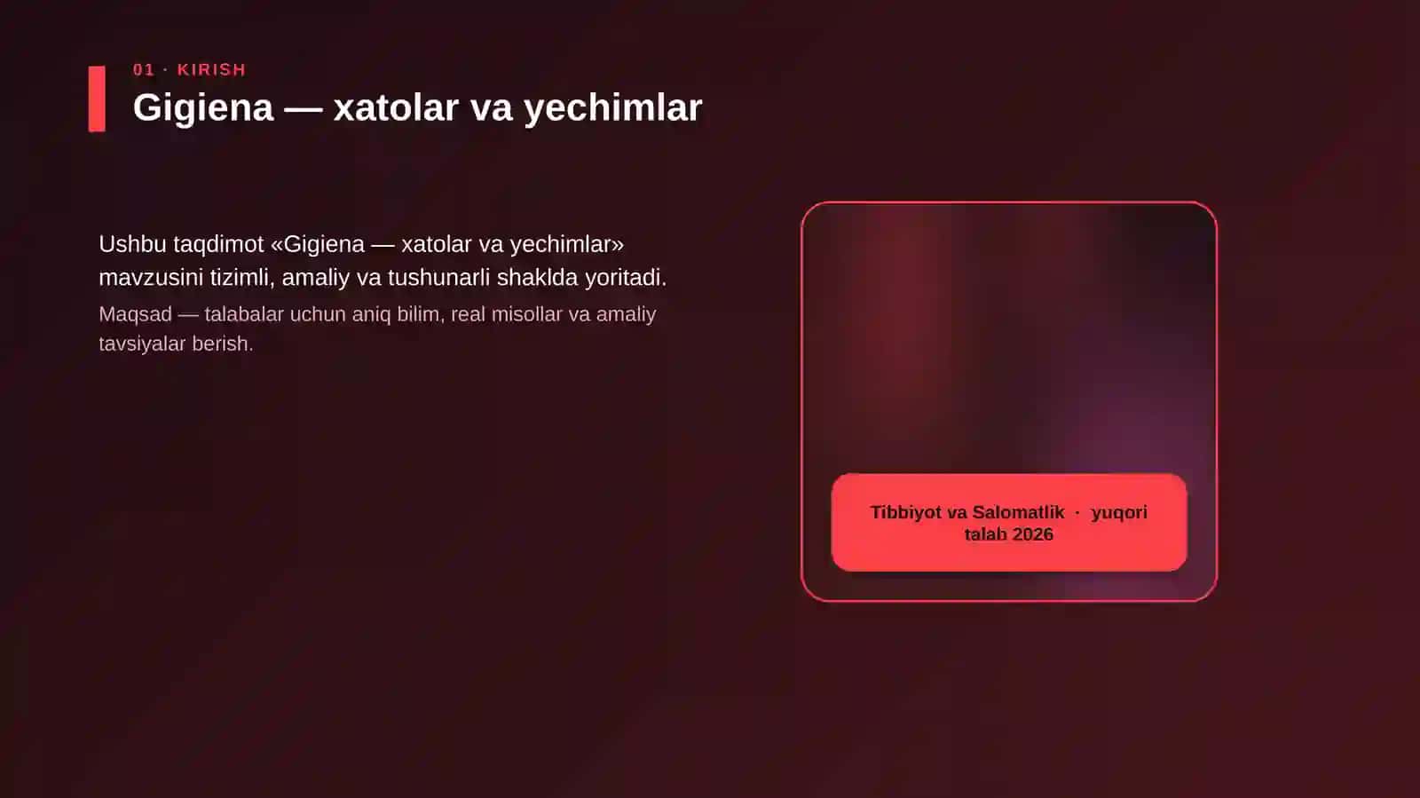 Gigiena — xatolar va yechimlar 4