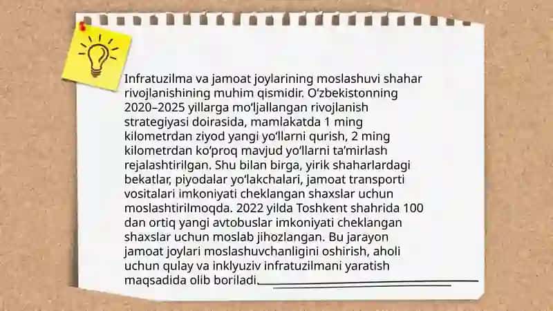 Alohida yordamga muhtoj bolani samarali inlyuziyasi uchun tashqi sharoitlar 4