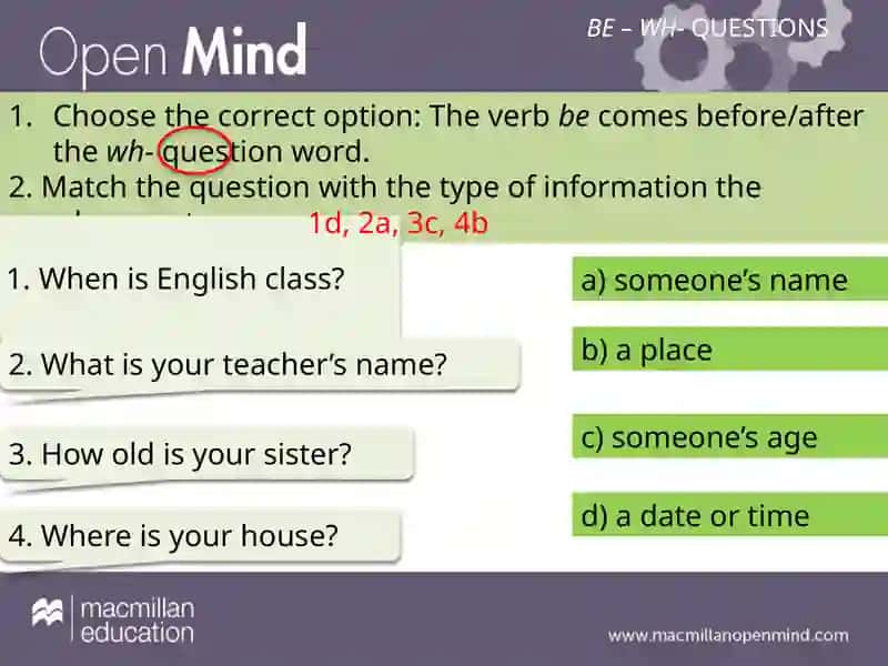 Open Mind ElementaryUnit 1 Grammar2 4