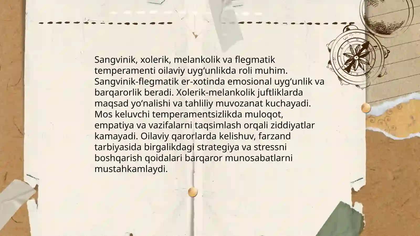 Temperament tipiga mos juft tanlash - oilaviy munosabatlar mustahkamligi omili sifatida 4