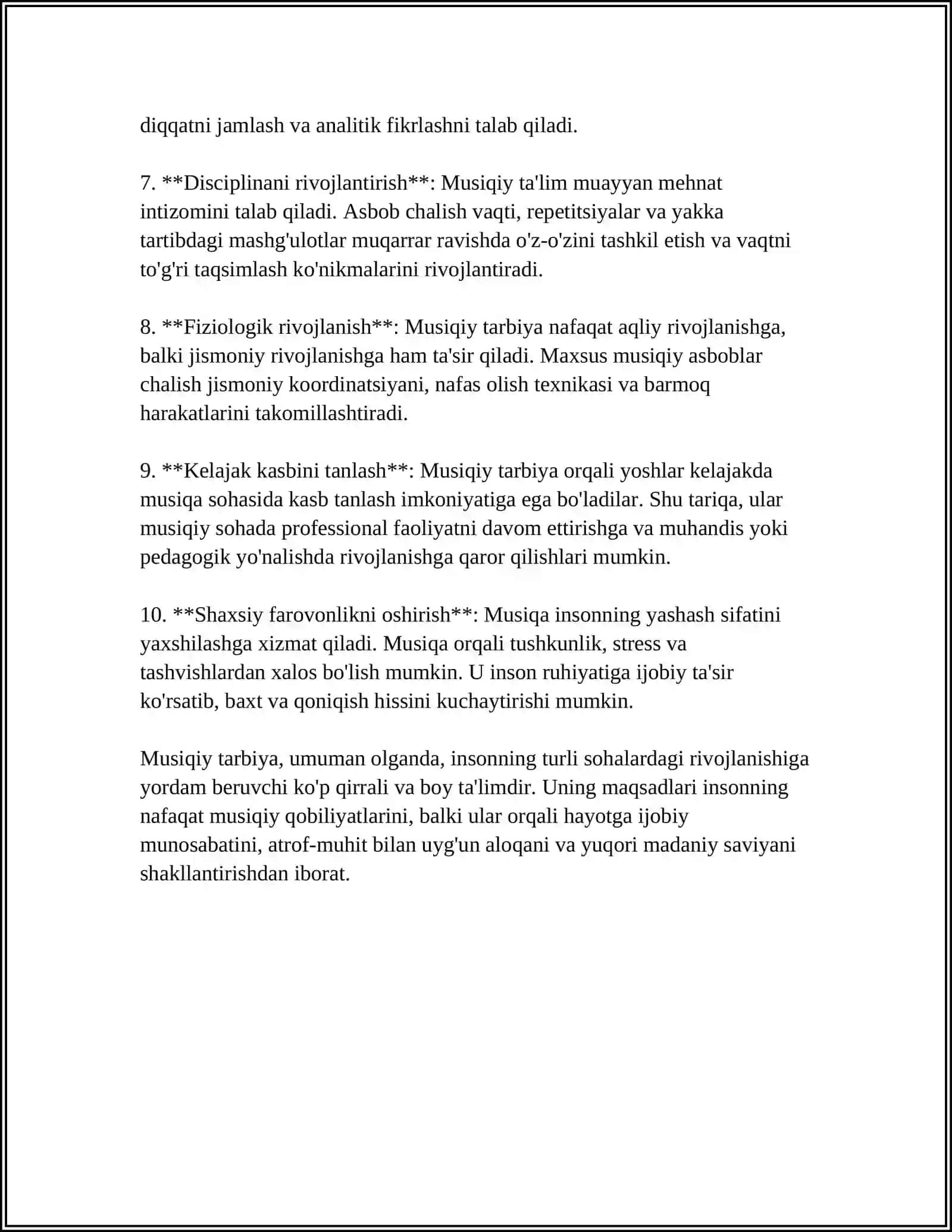 MAKTABGACHA TAʼLIM MUASSASASIDA MUSIQAVIY TARBIYANING MAQSAD VA VAZIFALARI 4