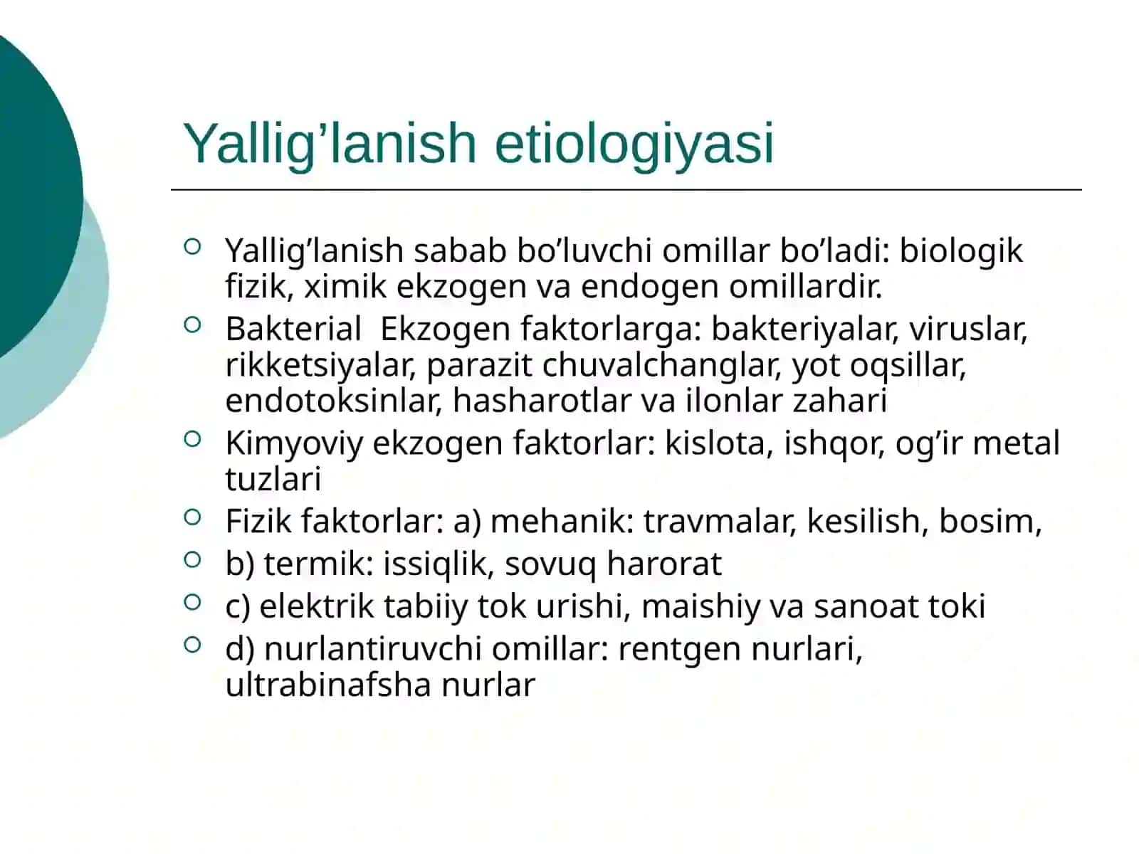 Yallig’lanish reaksiyasi vaqtida hujayralarning o'zaro ta'siri 4