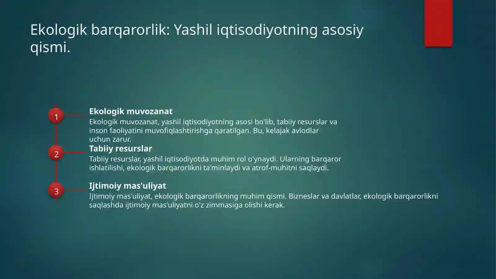 Yashil iqtisodiyot asoslari 4