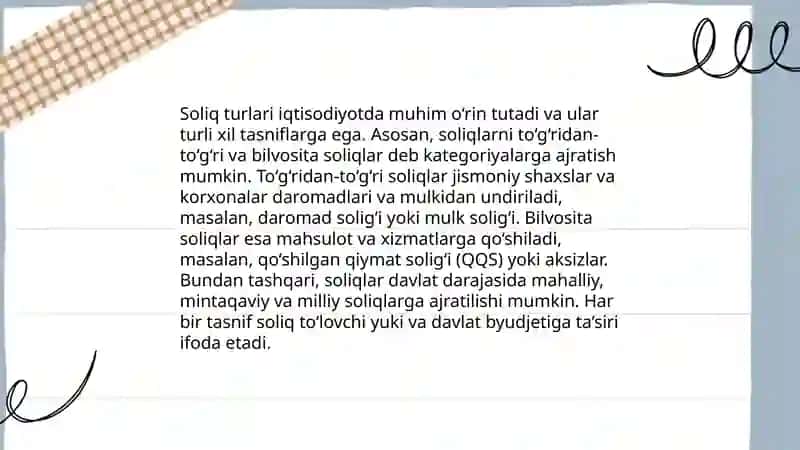 Soliq tizimi va uning elementlari 4