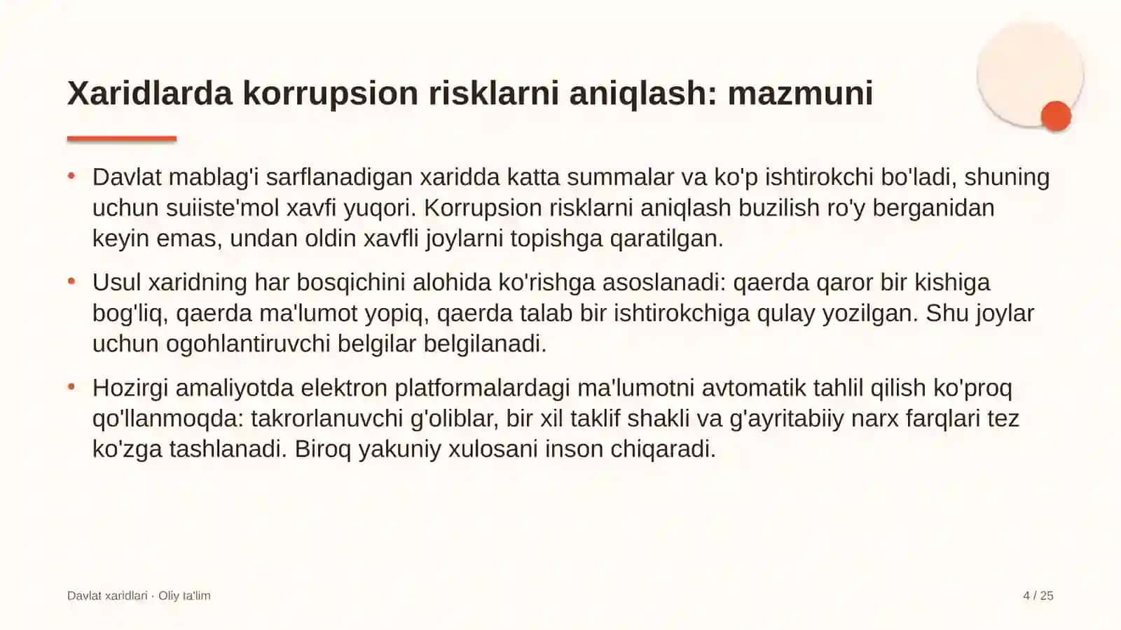 Fitnes klublarida xaridlarda korrupsion risklarni aniqlash 4