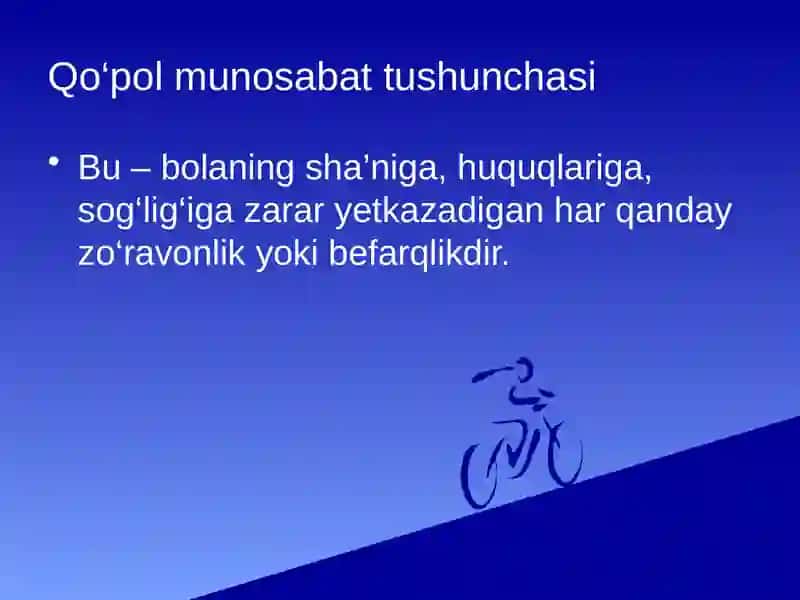 Bolalarga nisbatan qo‘pol munosabatda bo‘lish 4