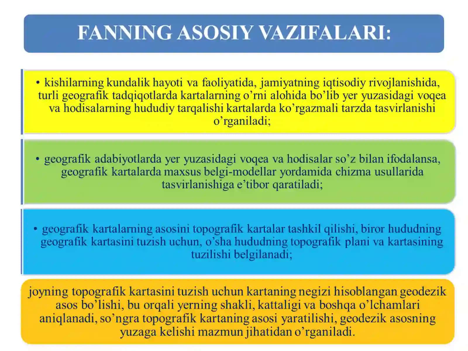 TOPOGRAFIYAVA KARTOGRAFIYAASOSLARI 4