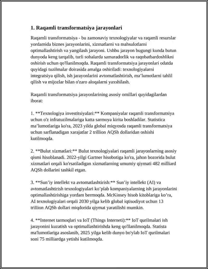 Raqamli transformatsiya jarayonlari 4