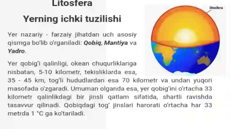 LITOSFERA VA UNING BUGUNGI KUNDAGI MUAMMOLARI 4