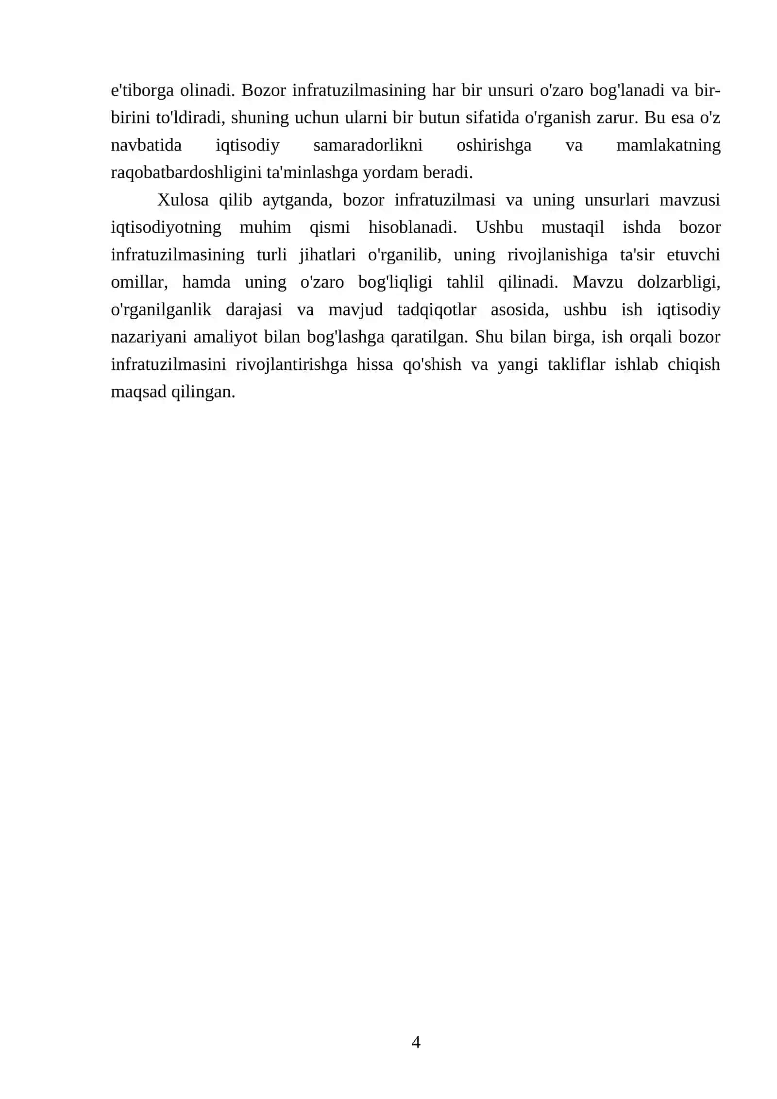 Bozor infratuzilmasi va uning unsurlari 4
