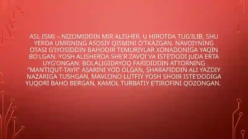 Alisher Navoiyning faoliyati 4