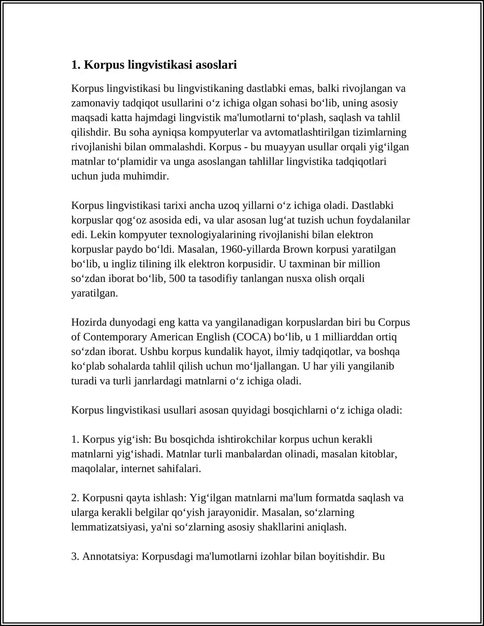 KORPUSGA ASOSLANGAN SINONIMLAR LUGʻATINI YARATISH 4