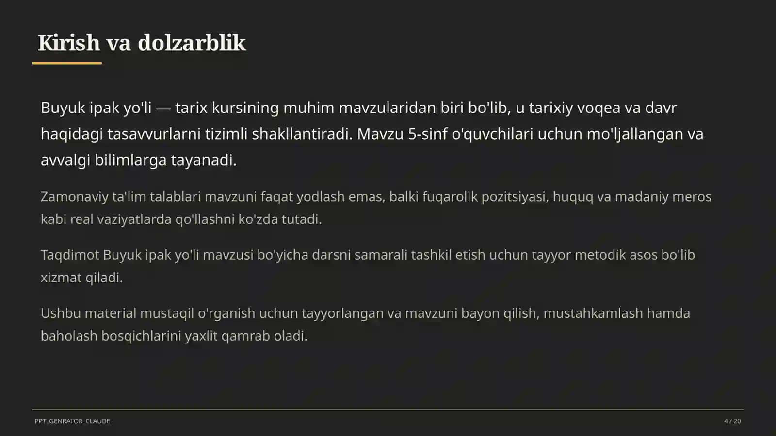 Buyuk ipak yo'li (5-sinf) 4