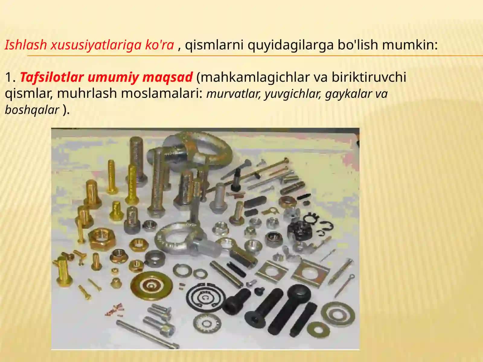 MASHINA QISMLARI VA LOYIHALASH TAMOYILLARI 4
