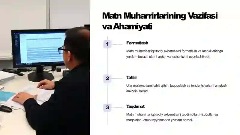 Iqtisodiy axborotlarni matn muharrirlaridan foydalangan holda qayta ishlash dasturlari 4