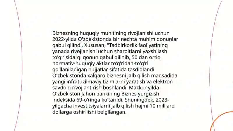 Biznesni huquqiy tartibga solishning asosiy xususiyatlari 4