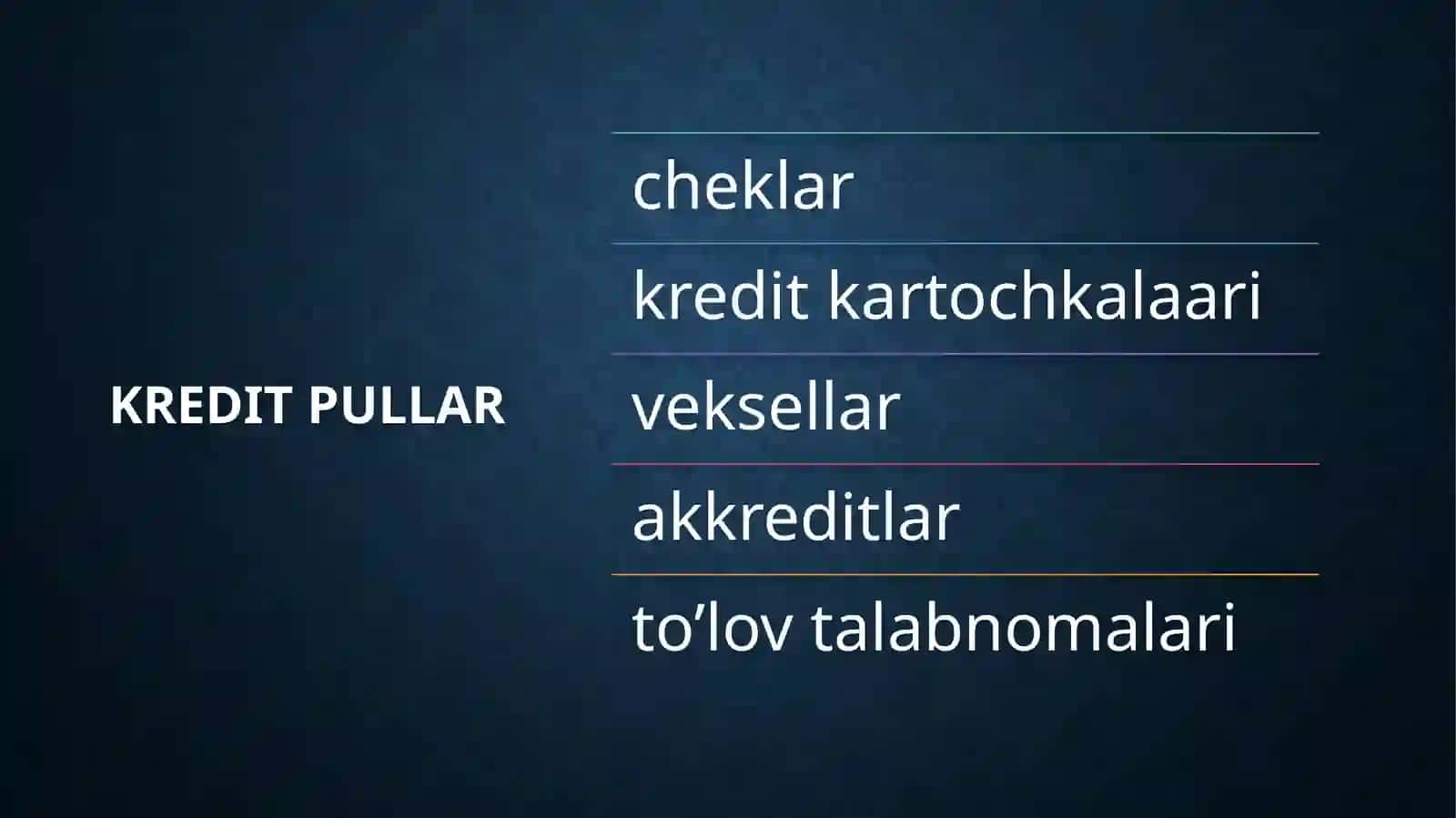 Pul muomalasi, pul-kredit tizimi va banklar 4